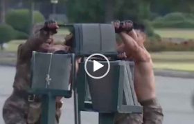 Тренировка Корейской армии. Невероятное видео.